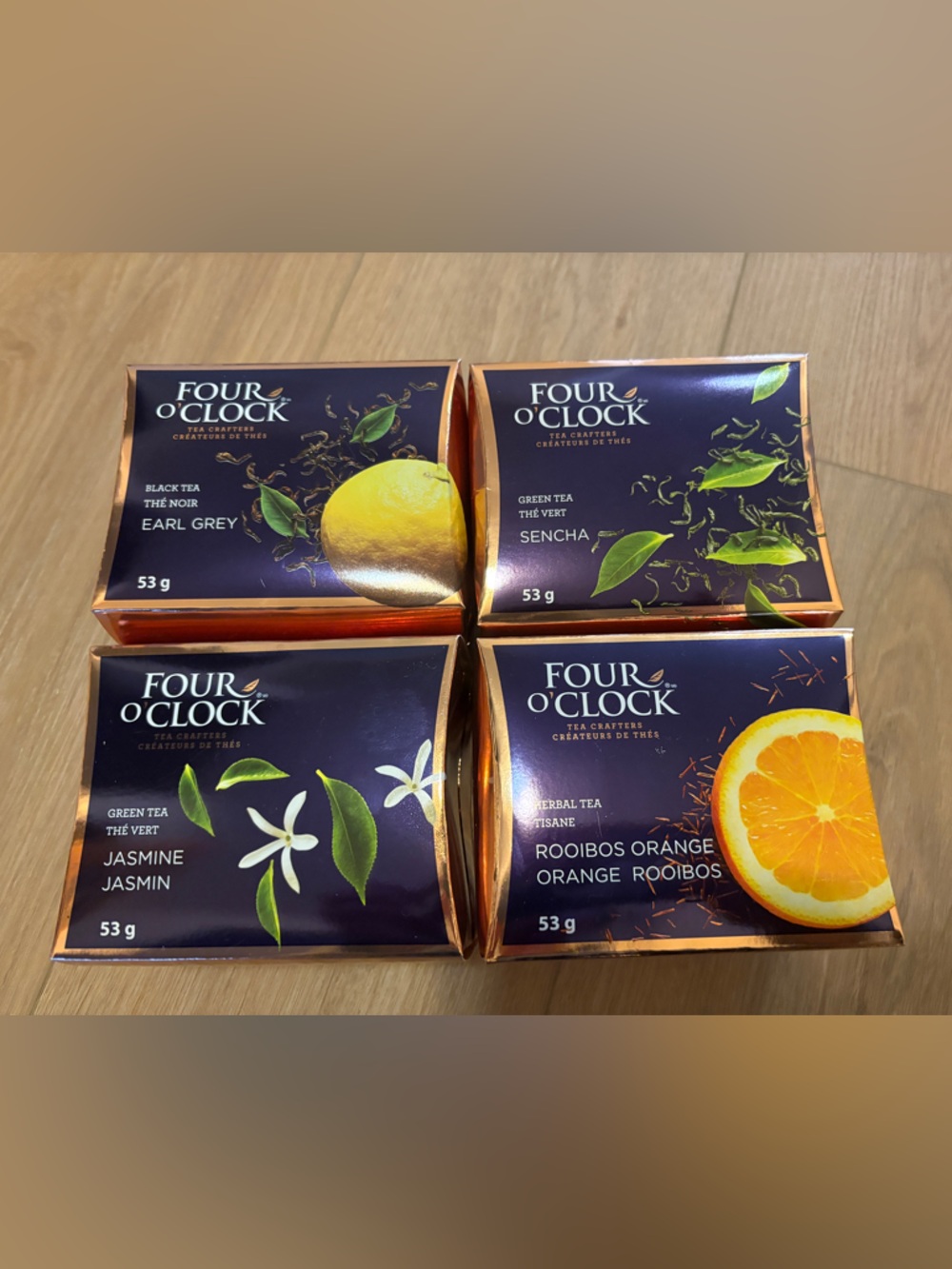 Four O'Clock Assorted Loose Leaf Tea Box Set -